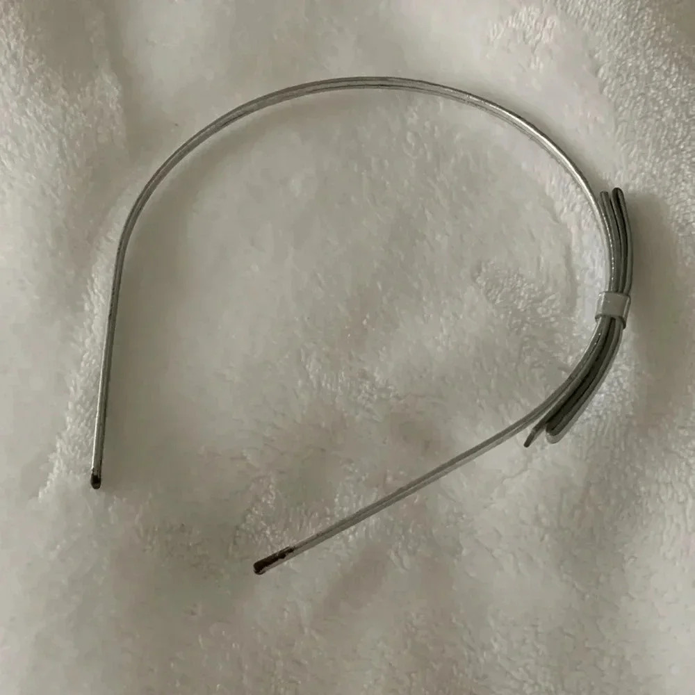 Silver Headband with Accent Bow J. Crew - Picture 2 of 5